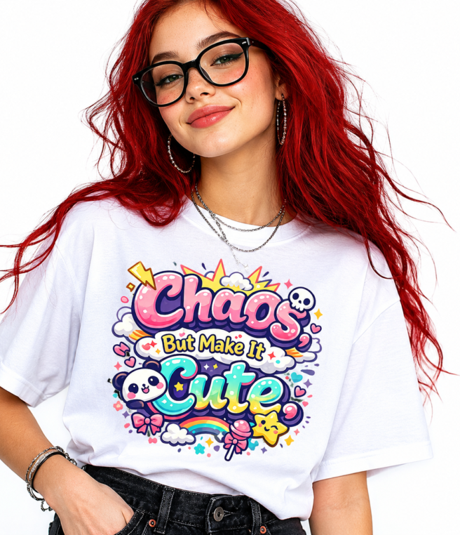 Chaos but make it cute T Shirt