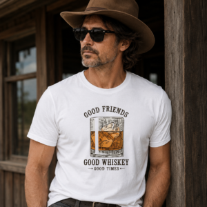 Good Friends Good Times Good Whiskey T Shirt